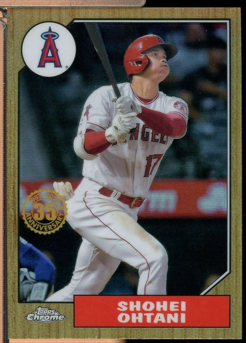 Shohei Ohtani Card 2022 Topps Chrome '87 Topps #87BC2  Image 1