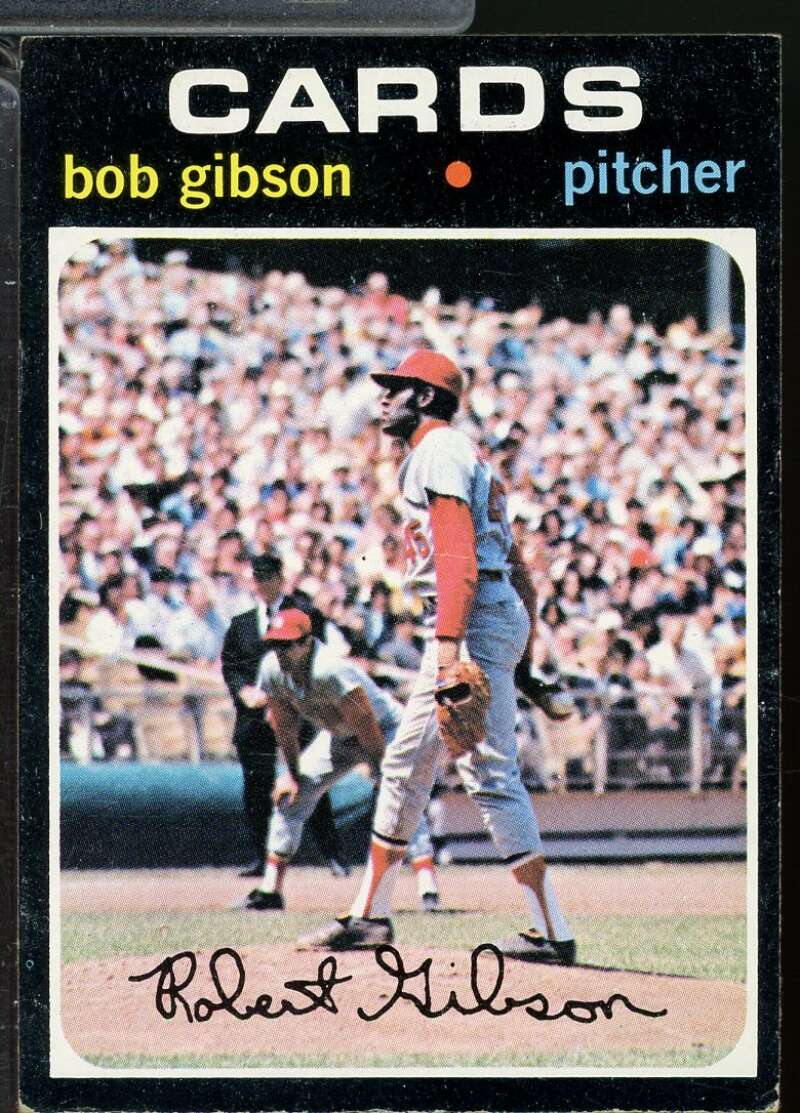 Bob Gibson Card 1971 Topps #450  Image 1