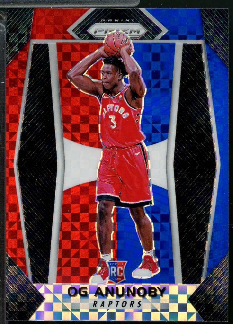 OG Anunoby Rookie Card 2017-18 Panini Red White and Blue #38  Image 1