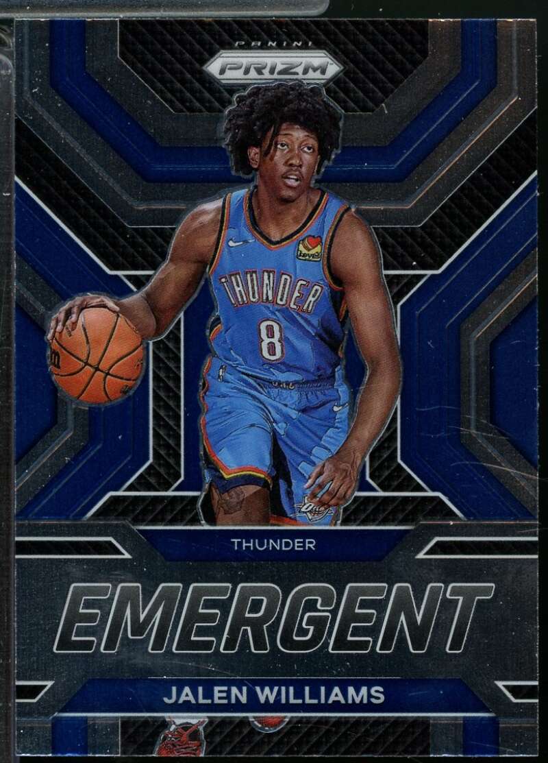 Jalen Williams Rookie Card 2022-23 Panini Prizm Emergent #12  Image 1