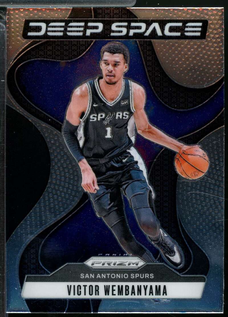 Victor Wembanyama Card 2024-25 Panini Prizm Deep Space #2  Image 1