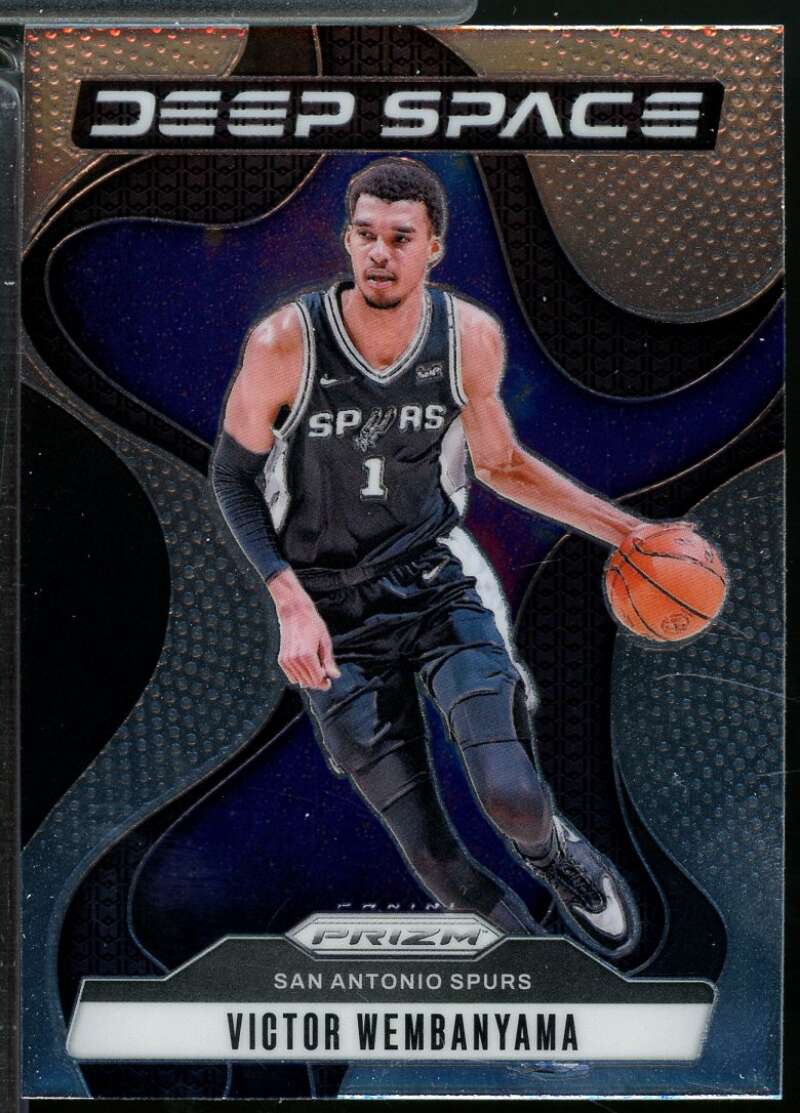 Victor Wembanyama Card 2024-25 Panini Prizm Deep Space #2  Image 1