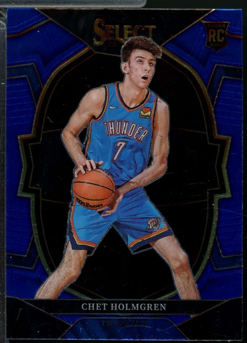 Chet Holmgren Rookie Card 2022-23 Select Blue #83  Image 1