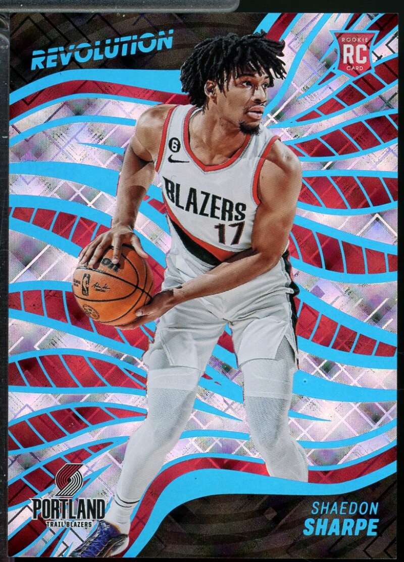 Shaedon Sharpe Rookie Card 2022-23 Panini Revolution Cosmic /149 #127  Image 1