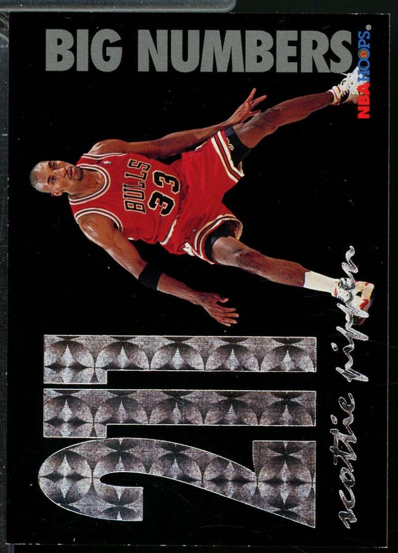 Scottie Pippen Card 1994-95 Hoops Big Numbers #BN9  Image 1