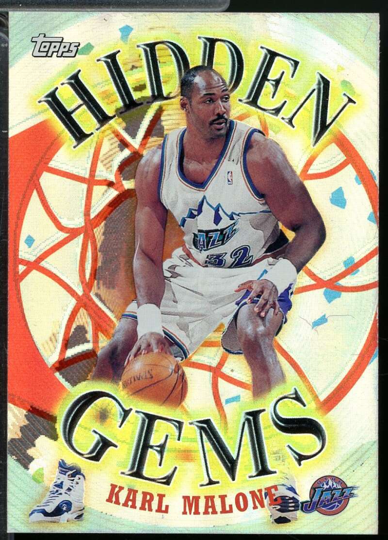 Karl Malone Card 2000-01 Topps Hidden Gems #HG1  Image 1