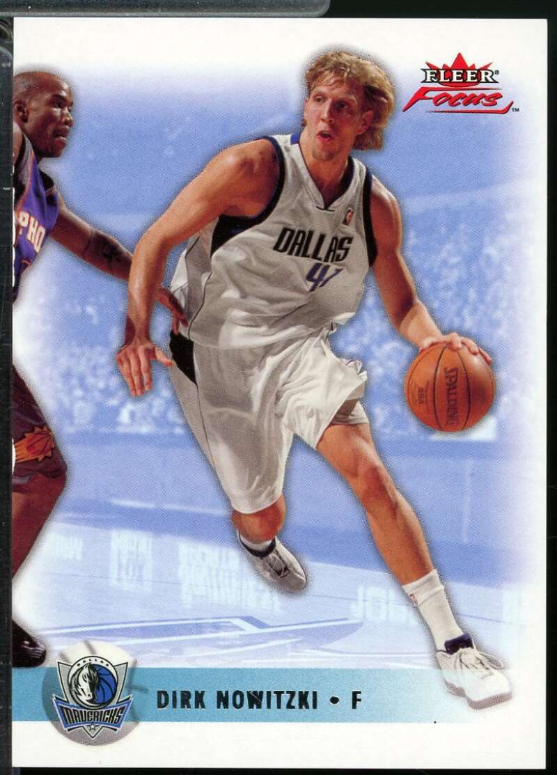Dirk Nowitzki Card 2003-04 Fleer Focus Numbers Century Edition /100 #41  Image 1