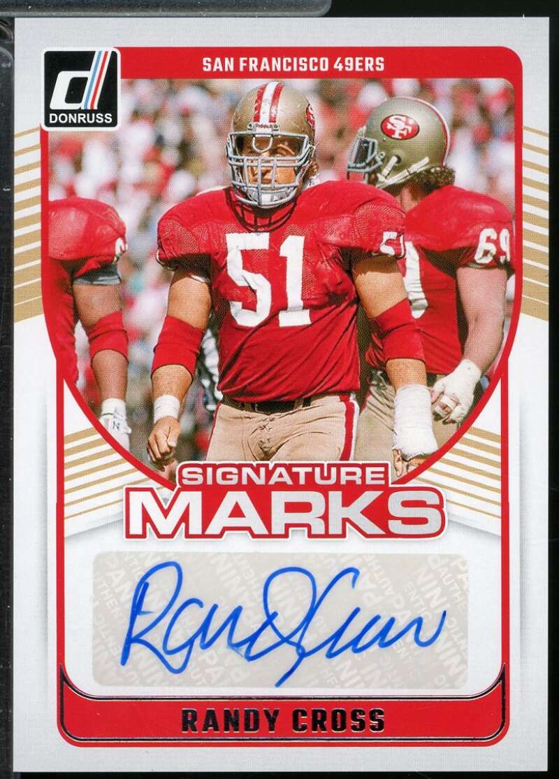 Randy Cross Card 2024 Donruss Signature Marks Autograph #38  Image 1