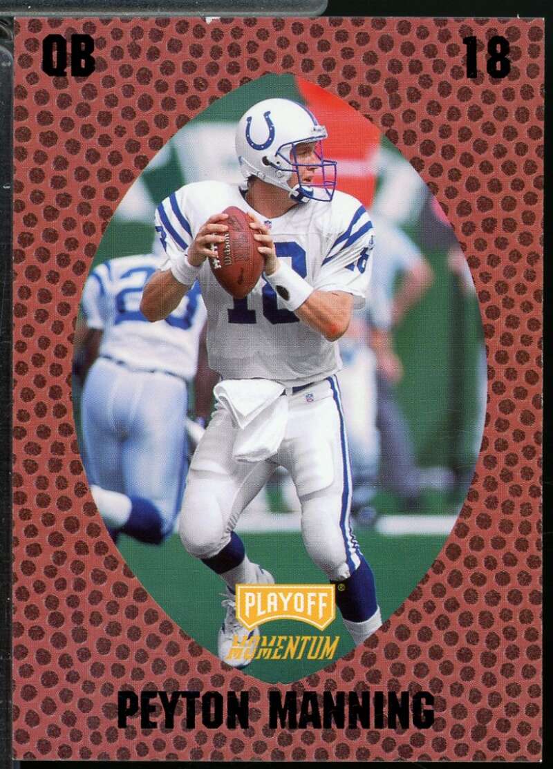 Peyton Manning Rookie Card 1998 Playoff Momentum Retail #146  Image 1