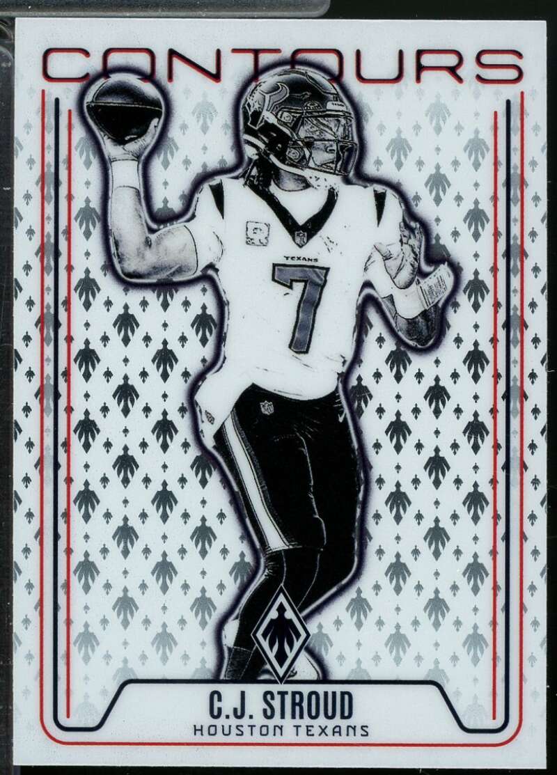 CJ Stroud Card 2024 Panini Phoenix Contours #8  Image 1