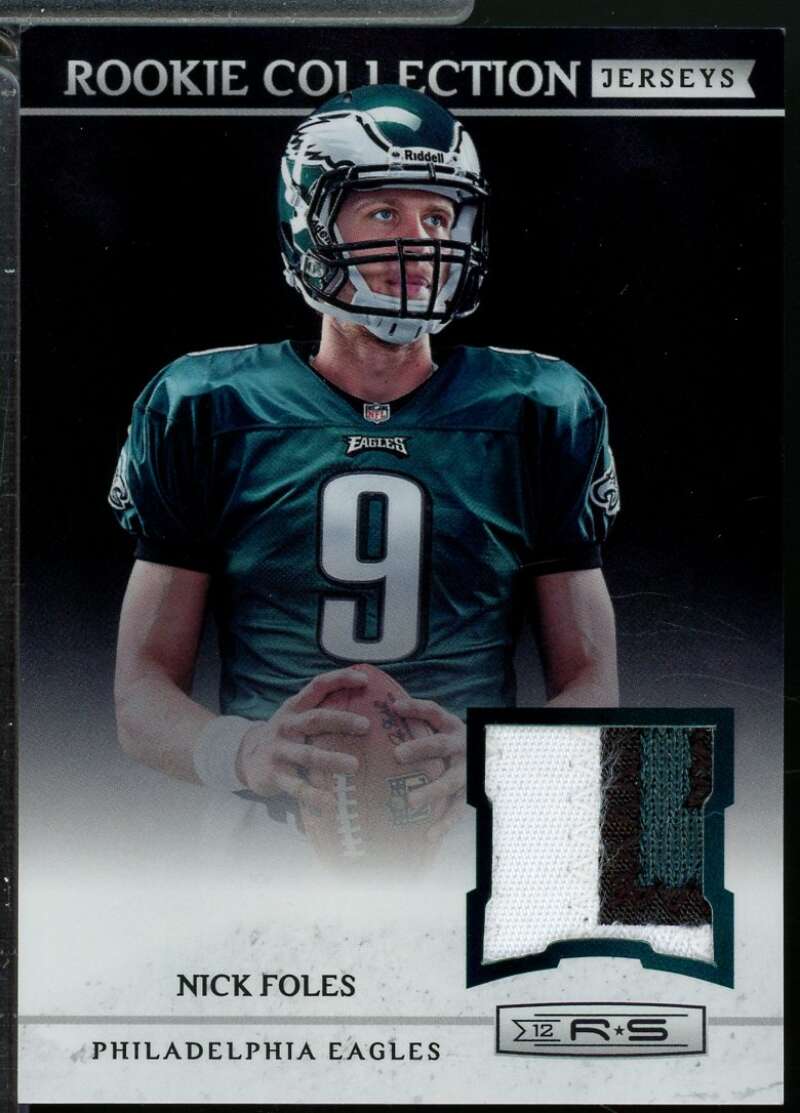 Nick Foles Rookie Card 2012 Rookies and Stars Collection Jerseys Prime /49 #14  Image 1