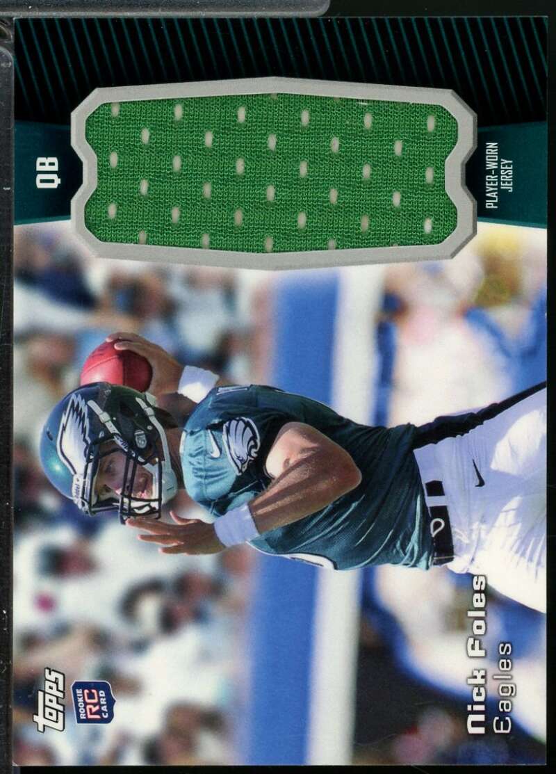 Nick Foles Rookie Card 2012 Topps Jersey Relic Jumbos #RJRNF  Image 1