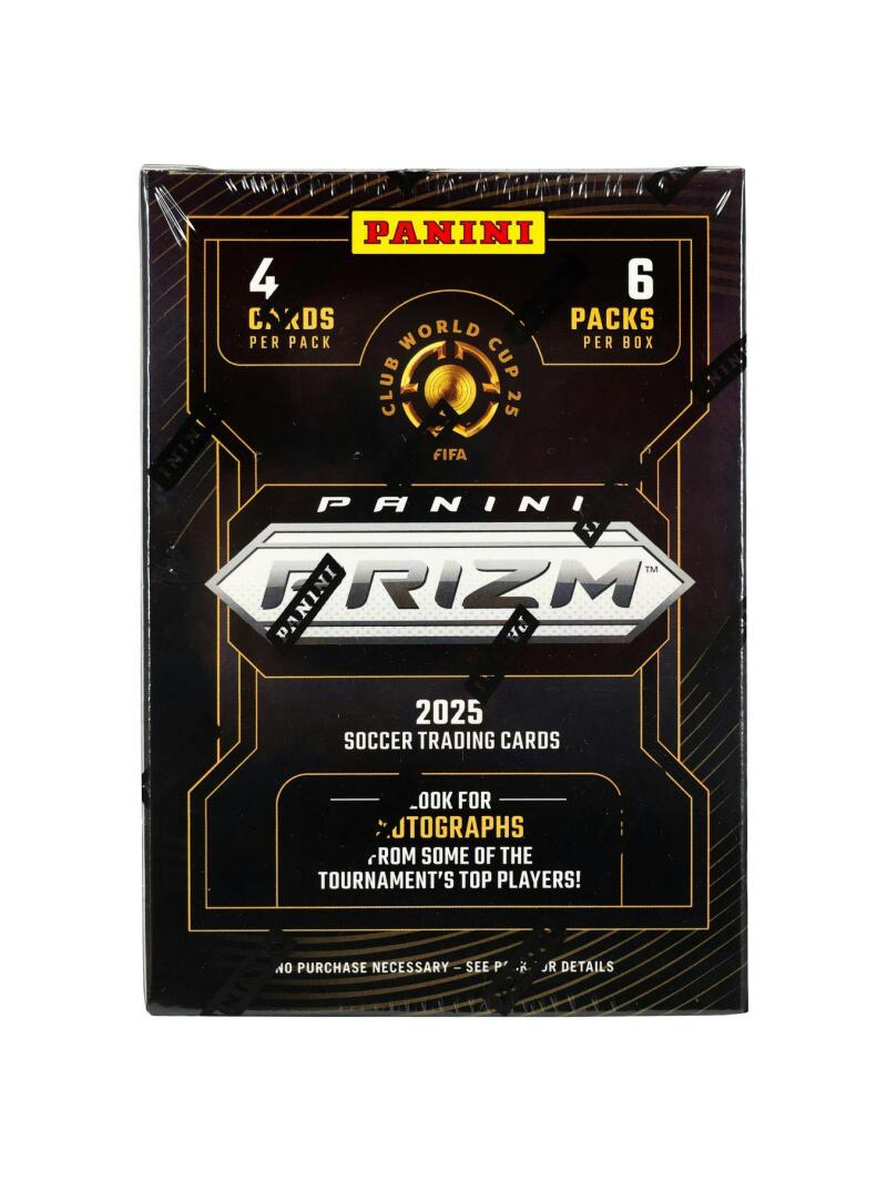 2025 Panini Prizm FIFA Club World Cup Soccer 6-Pack Blaster Box Image 1