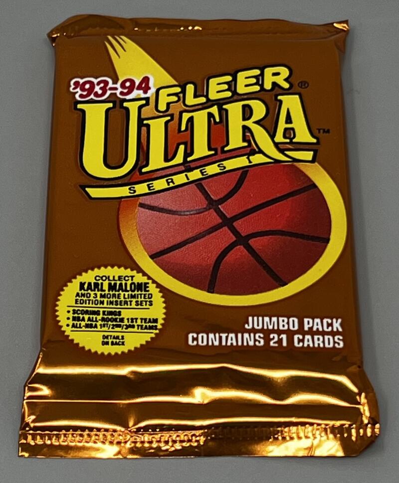1993-94 Fleer Ultra Series 1 Basketball Jumbo Pack  Image 1