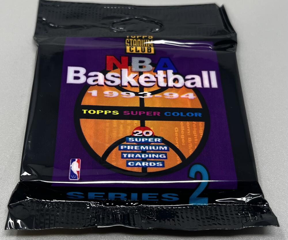1993-94 Topps Stadium Club Series 2 Basketball Jumbo Pack  Image 1