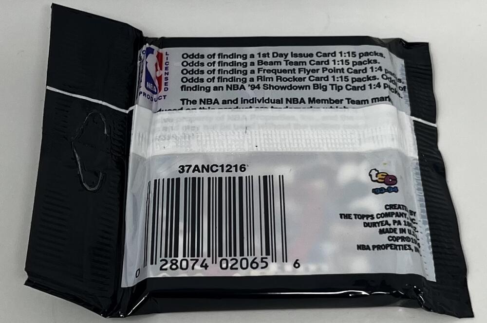 1993-94 Topps Stadium Club Series 2 Basketball Jumbo Pack  Image 3