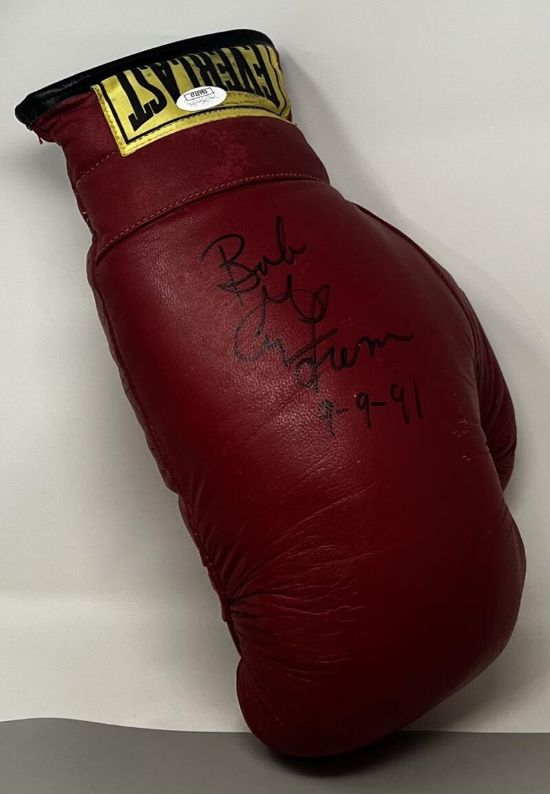 George Foreman Autographed Signed Boxing Glove JSA Authentic Image 1