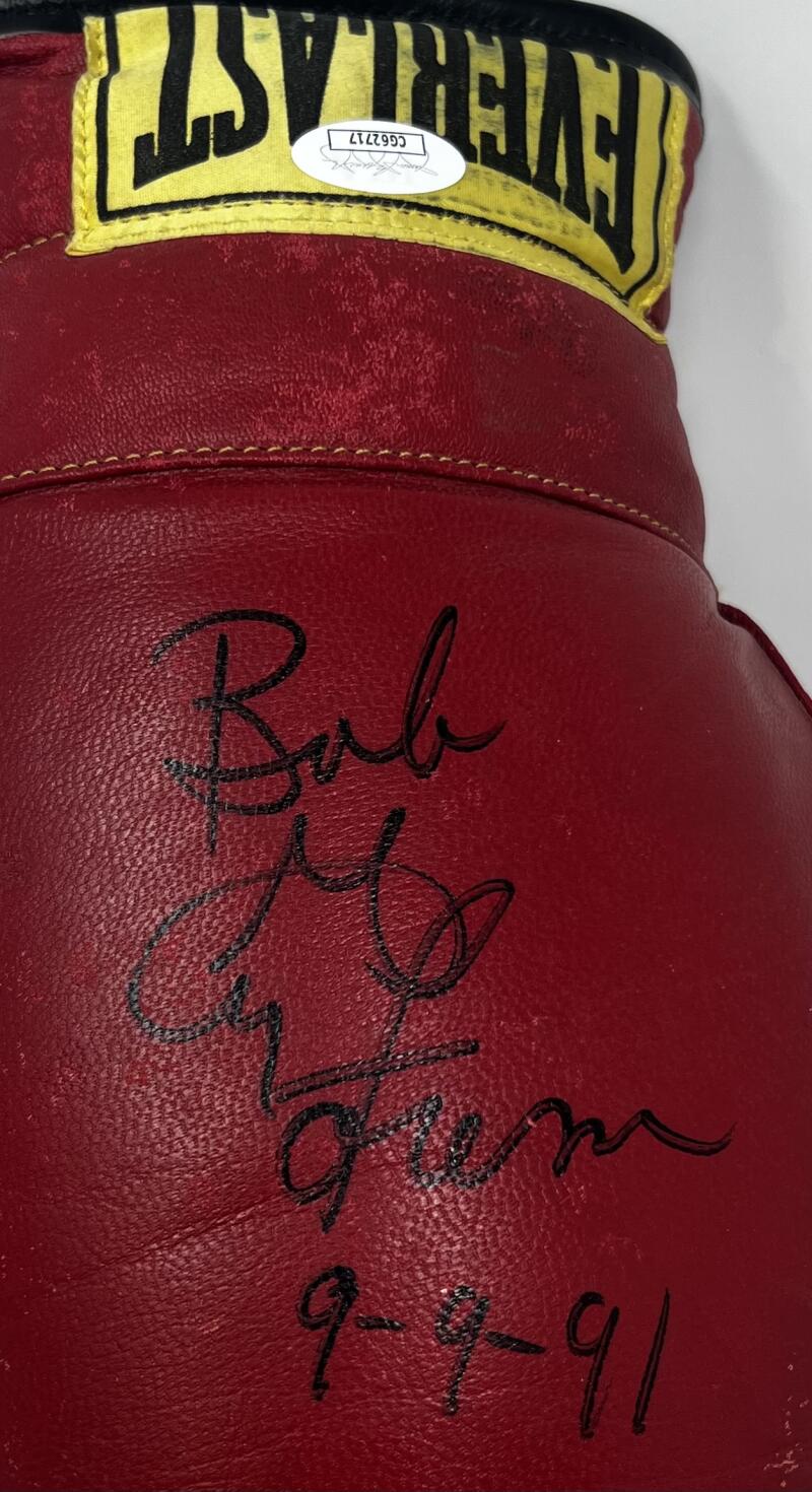 George Foreman Autographed Signed Boxing Glove JSA Authentic Image 2