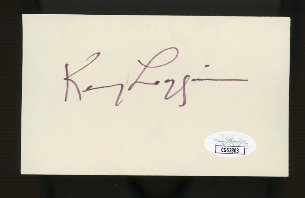 Kenny Loggins Singer Signed Autographed 3x5 Index Card JSA Authentic Image 1