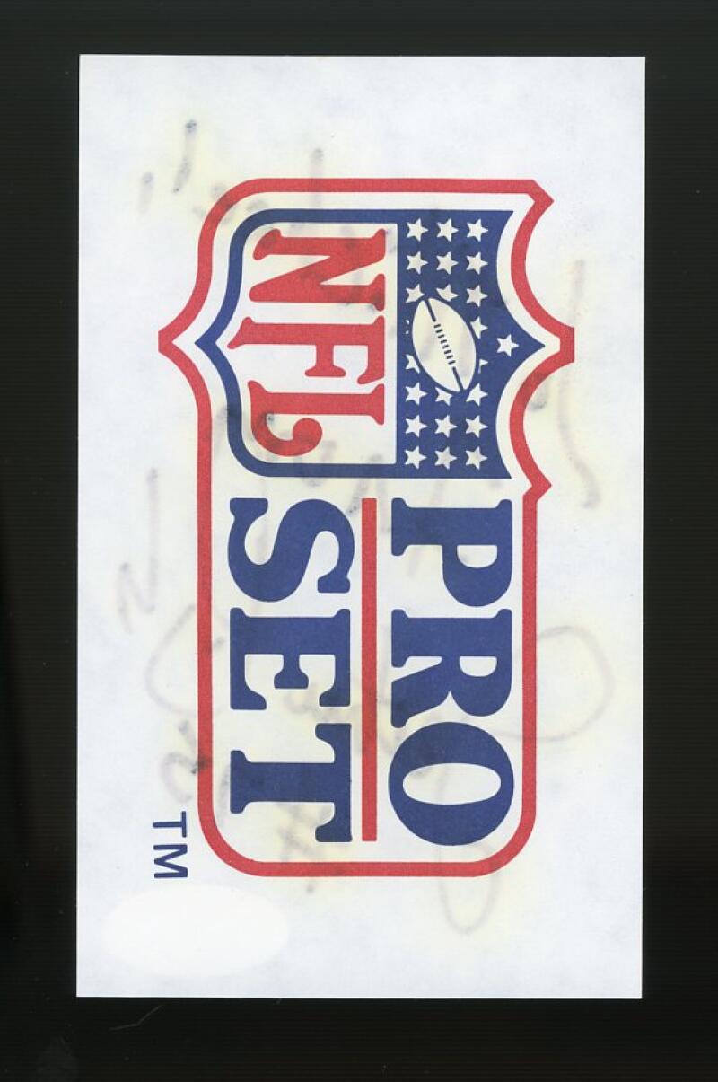 Jethro Pugh Cowboys Signed Autographed 3x5 Index Card JSA Authentic Image 2
