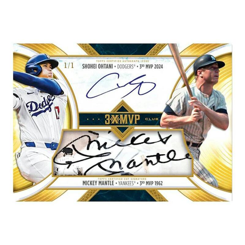 2025 Topps Welcome to the Club: 3X MVP Baseball Box Image 4