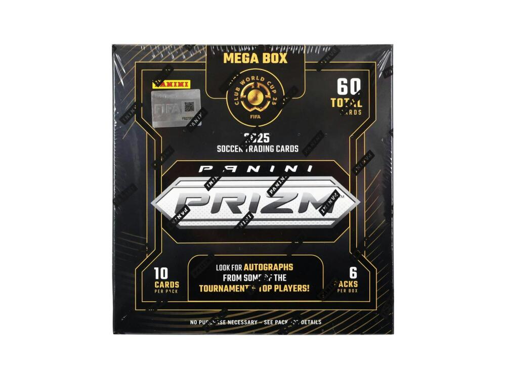 2025 Panini Prizm FIFA Club World Cup Soccer Mega Box Image 1