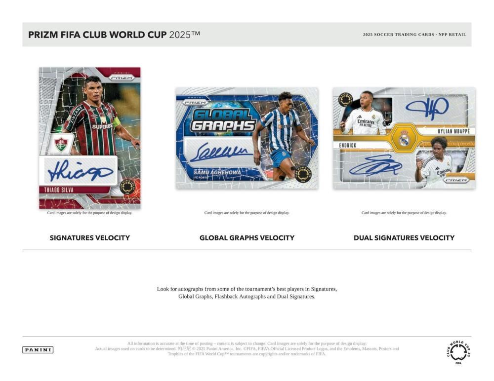 2025 Panini Prizm FIFA Club World Cup Soccer Mega Box Image 5