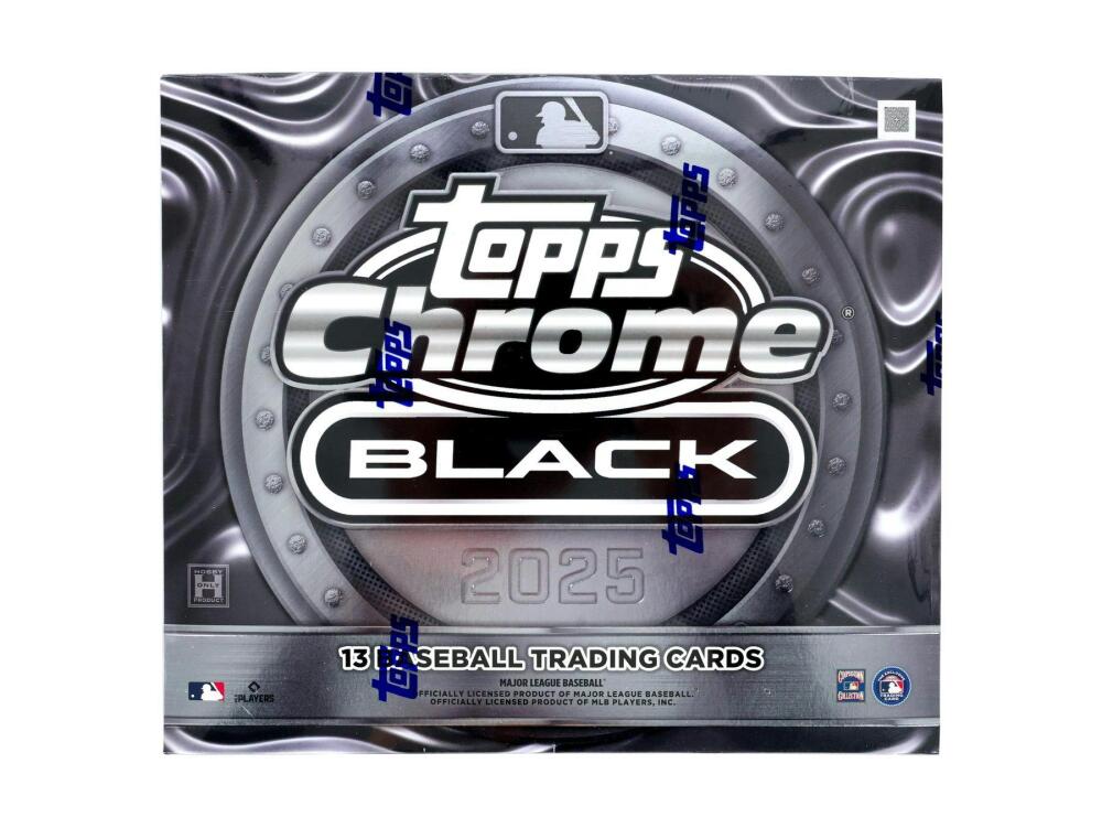 2025 Topps Chrome Black Baseball Hobby Box Image 1