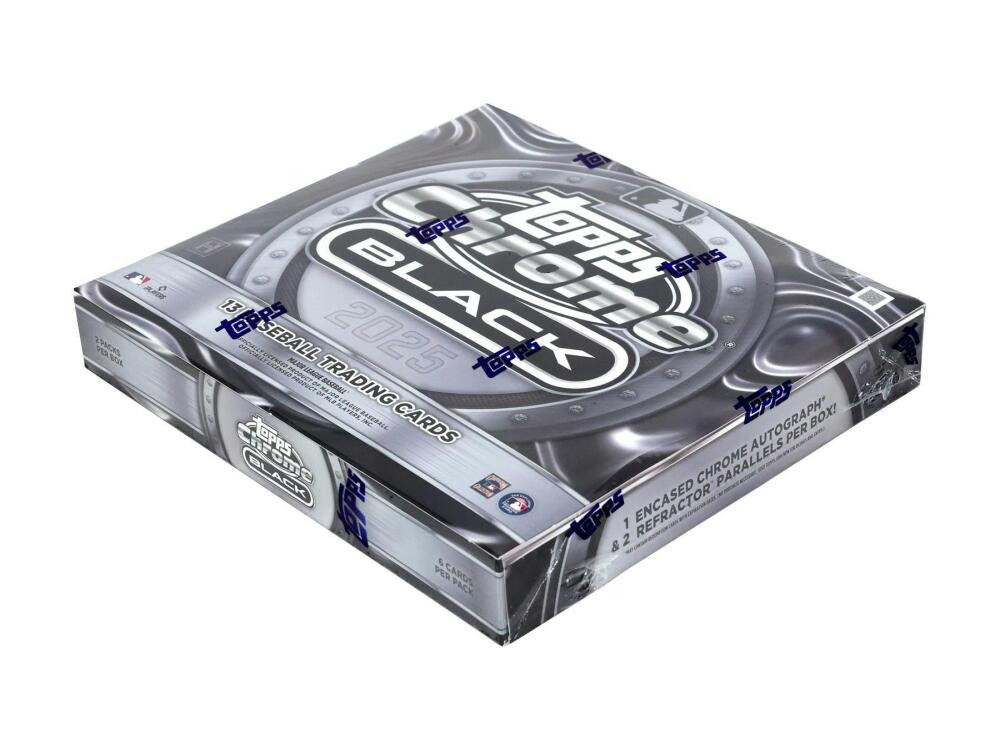 2025 Topps Chrome Black Baseball Hobby Box Image 2