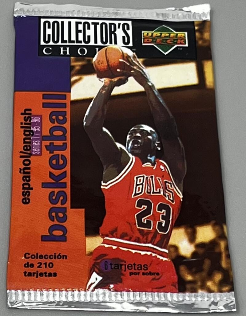 1995-96 UD Collectors Choice Series 1 International Basketball Pack Image 1