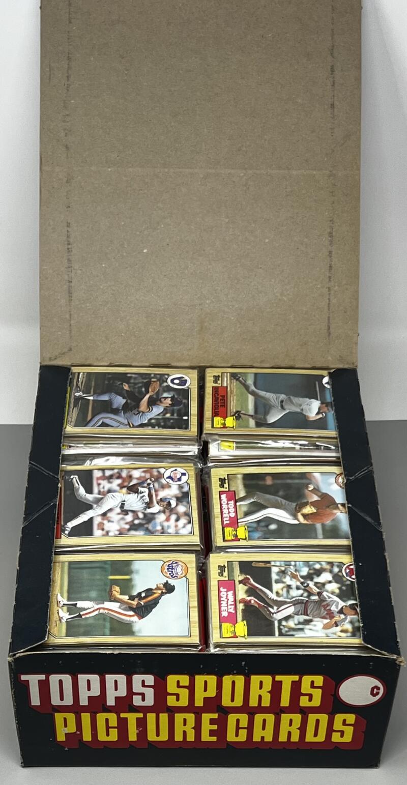 1987 Topps Rack Pack Baseball Box Barry Bonds Mark McGwire Rookie Image 4