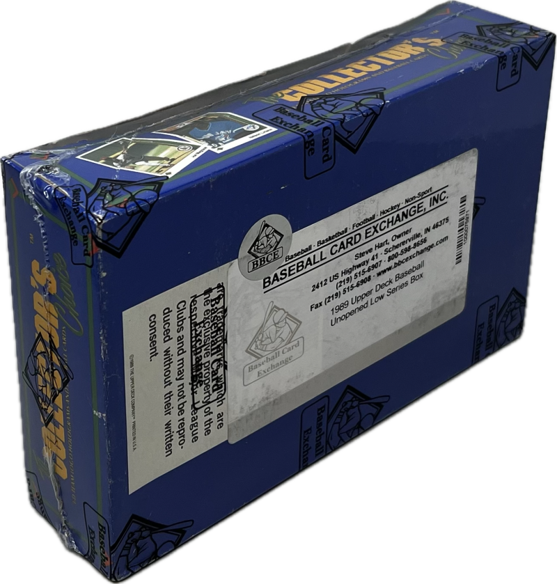 1989 Upper Deck Low Series Baseball Box BBCE Image 3