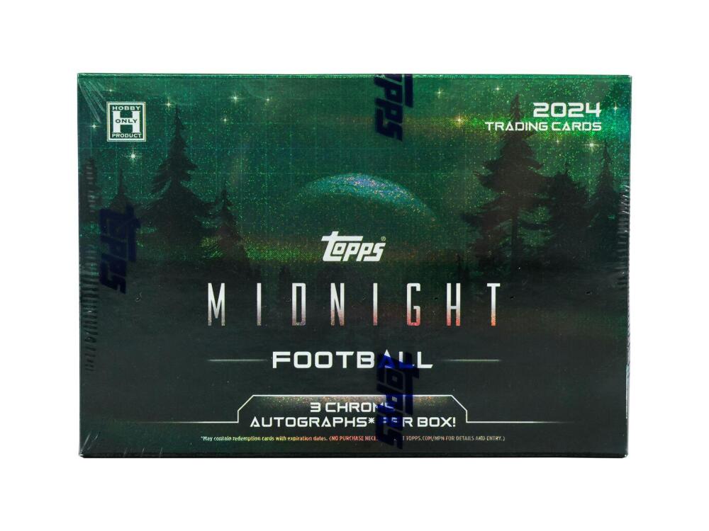 2024 Topps Midnight Football Hobby Box Image 1