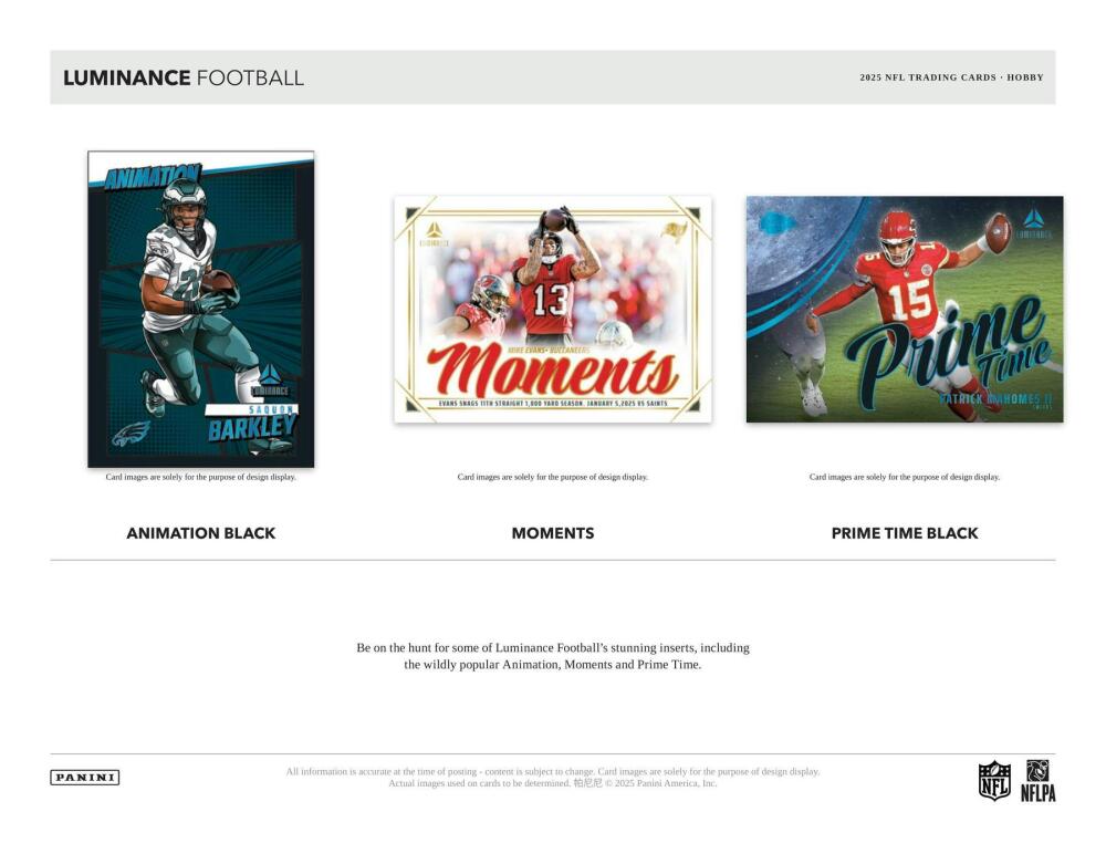 2025 Panini Luminance Football Hobby Box Image 5