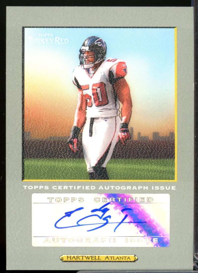 Ed Hartwell Card 2005 Topps Turkey Red Autographs Gray #TRAEH  Image 1
