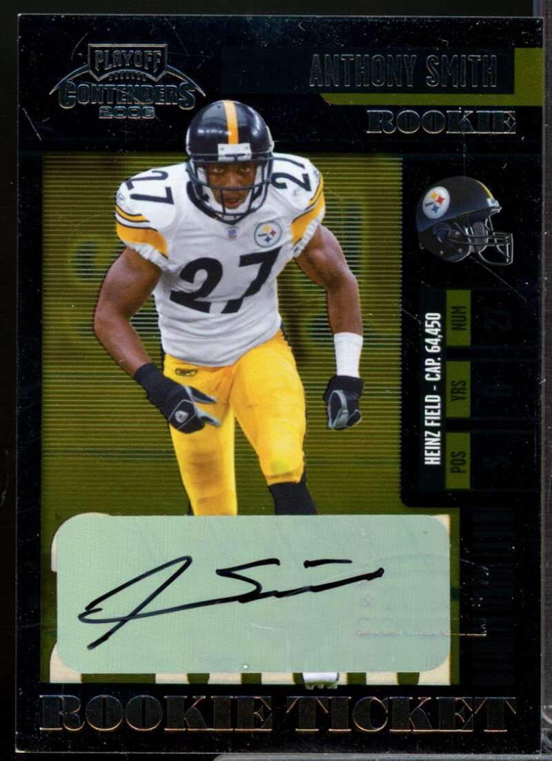 Anthony Smith RC Card 2006 Playoff Contenders Rookie Autograph #206  Image 1