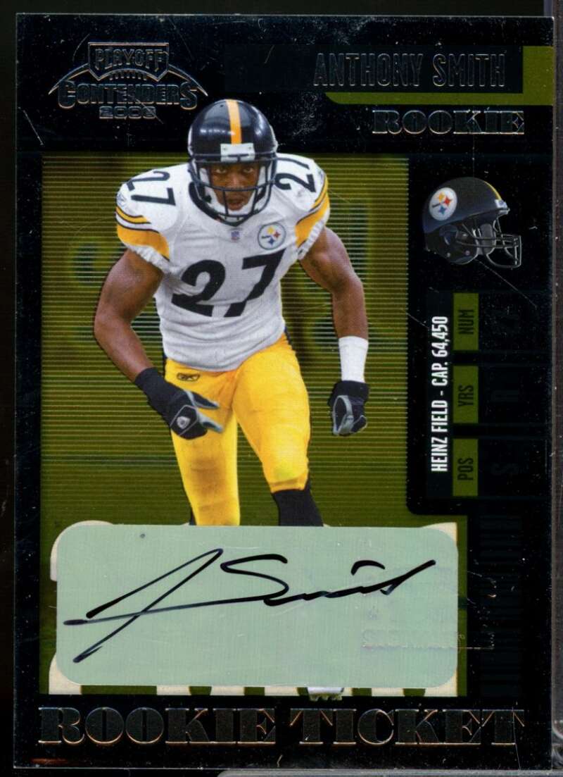Anthony Smith RC Card 2006 Playoff Contenders Rookie Autograph #206  Image 1