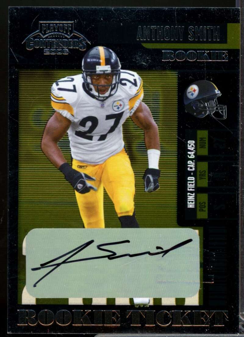 Anthony Smith RC Card 2006 Playoff Contenders Rookie Autograph #206  Image 1