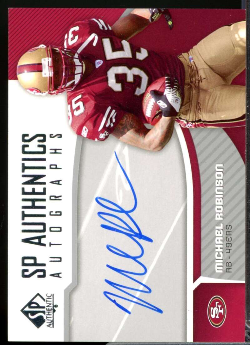 Michael Robinson Card 2006 SP Authentic Authentics Autographs #SPMR  Image 1