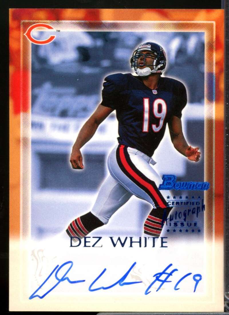 Dez White Card 2000 Bowman Autographs #DW  Image 1
