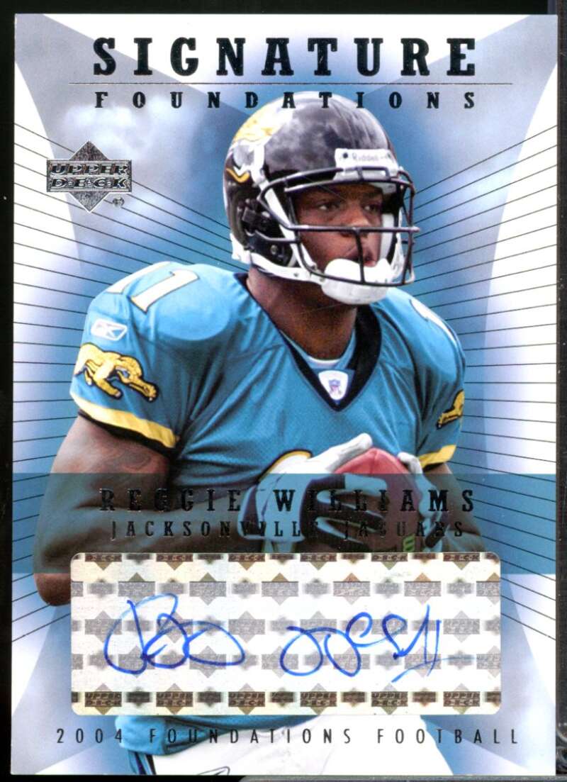 Reggie Williams 2004 Upper Deck Foundation Signature Foundations Auto #SFRE  Image 1