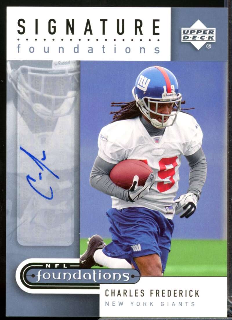 Charles Frederick 2005 Upper Deck Signature Foundations Autograph Silver #SFCK  Image 1