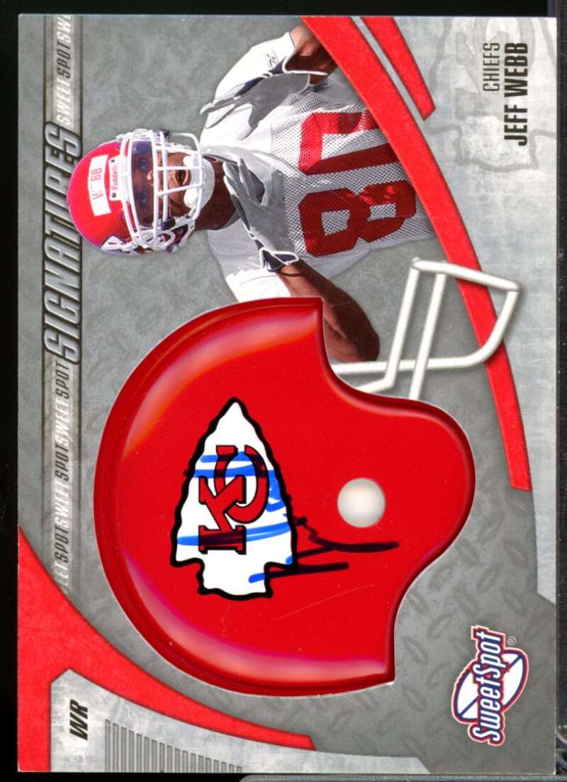 Jeff Webb Card 2006 Sweet Spot Signatures Autograph #JW  Image 1