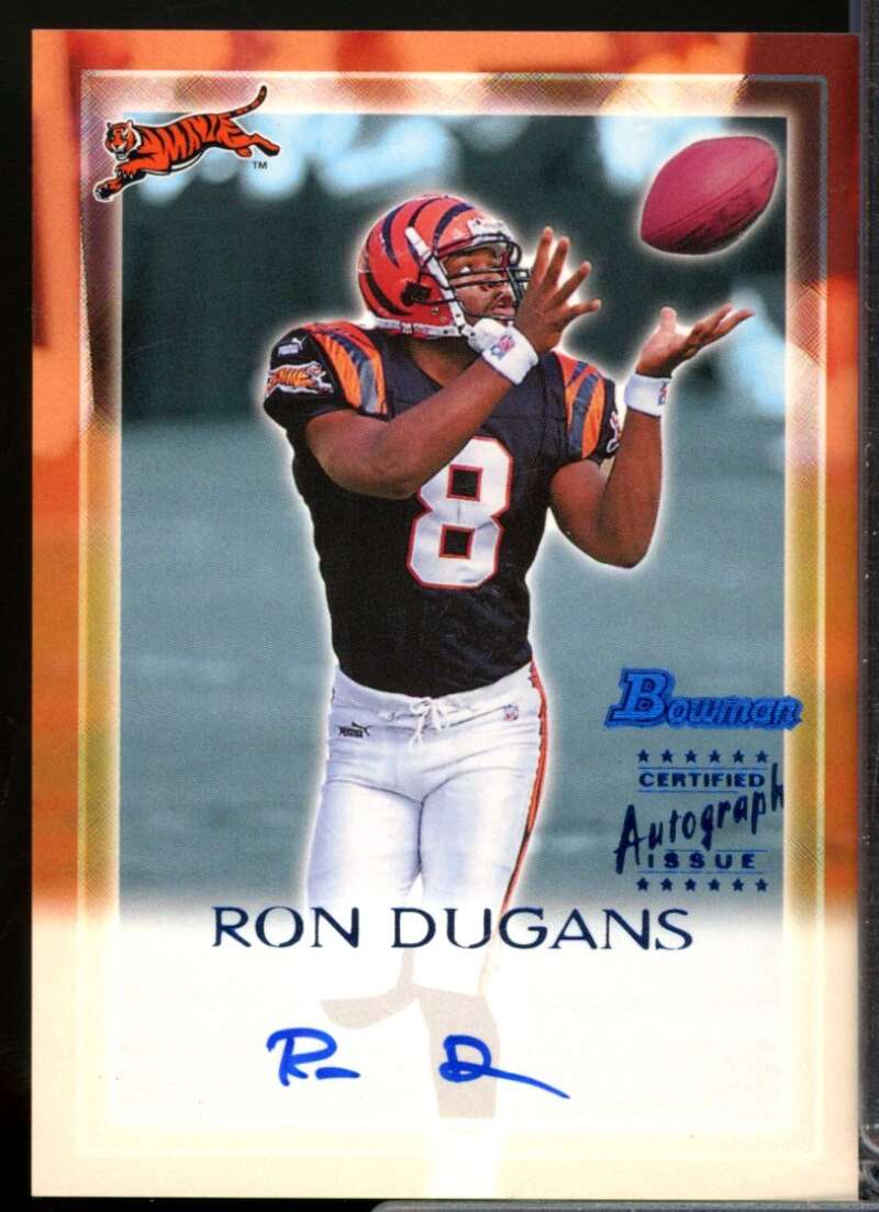 Ron Dugans Card 2000 Bowman Autographs #RDU  Image 1