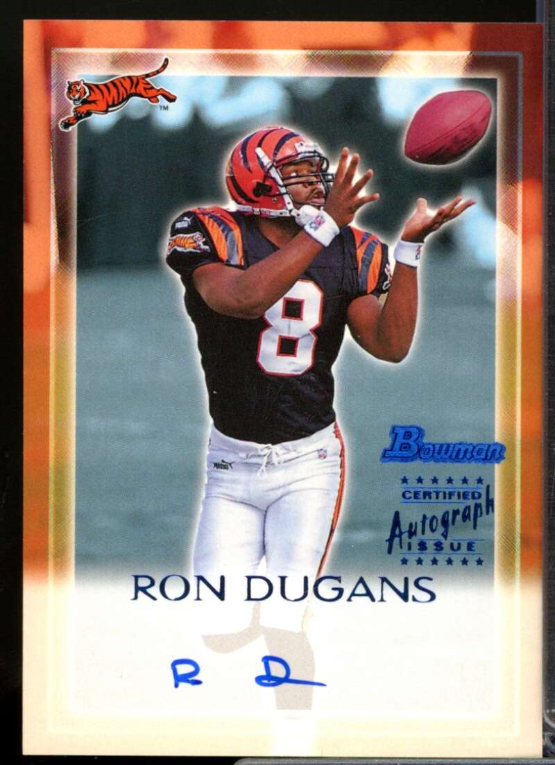 Ron Dugans Card 2000 Bowman Autographs #RDU  Image 1
