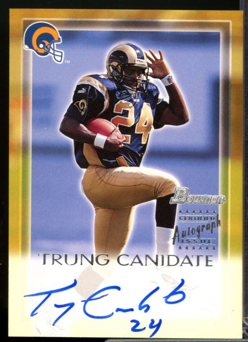 Trung Canidate Card 2000 Bowman Autographs #TC  Image 1