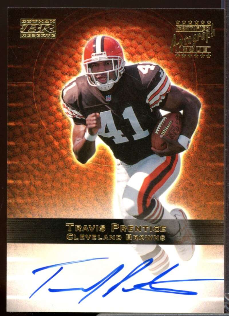 Travis Prentice Card 2000 Bowman Reserve Rookie Autographs #TP  Image 1