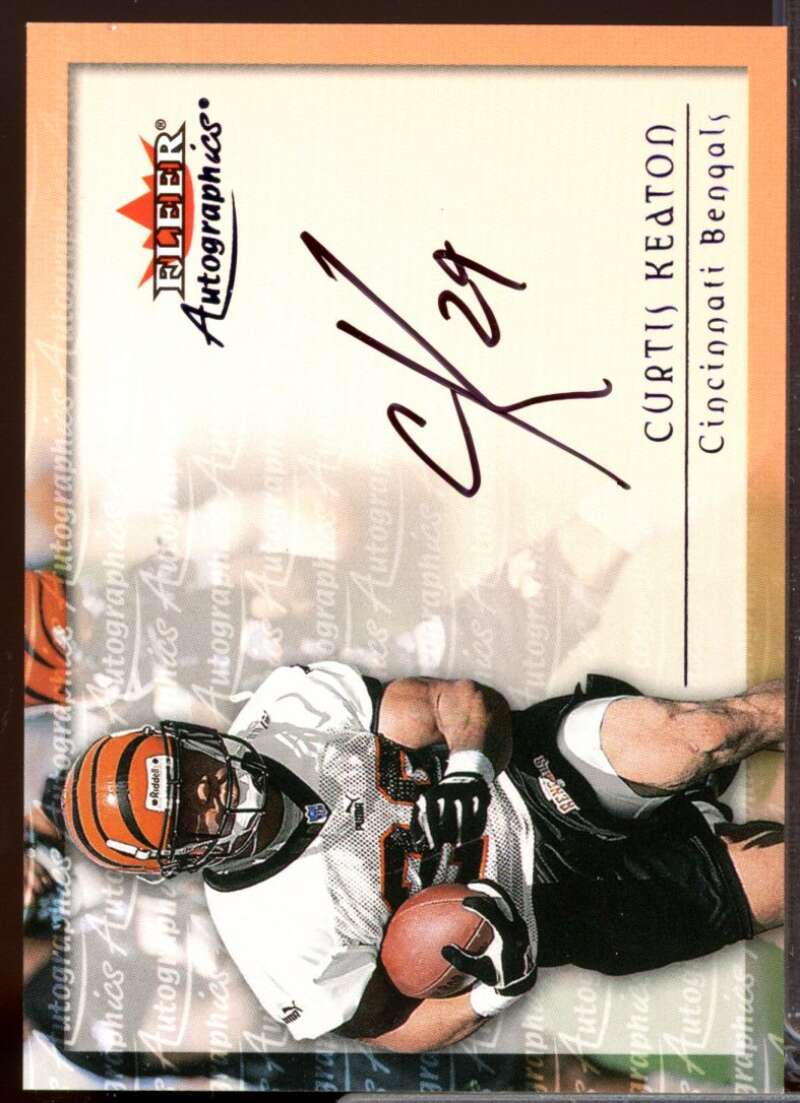 Curtis Keaton Card 2000 Fleer Tradition Autographics #85  Image 1