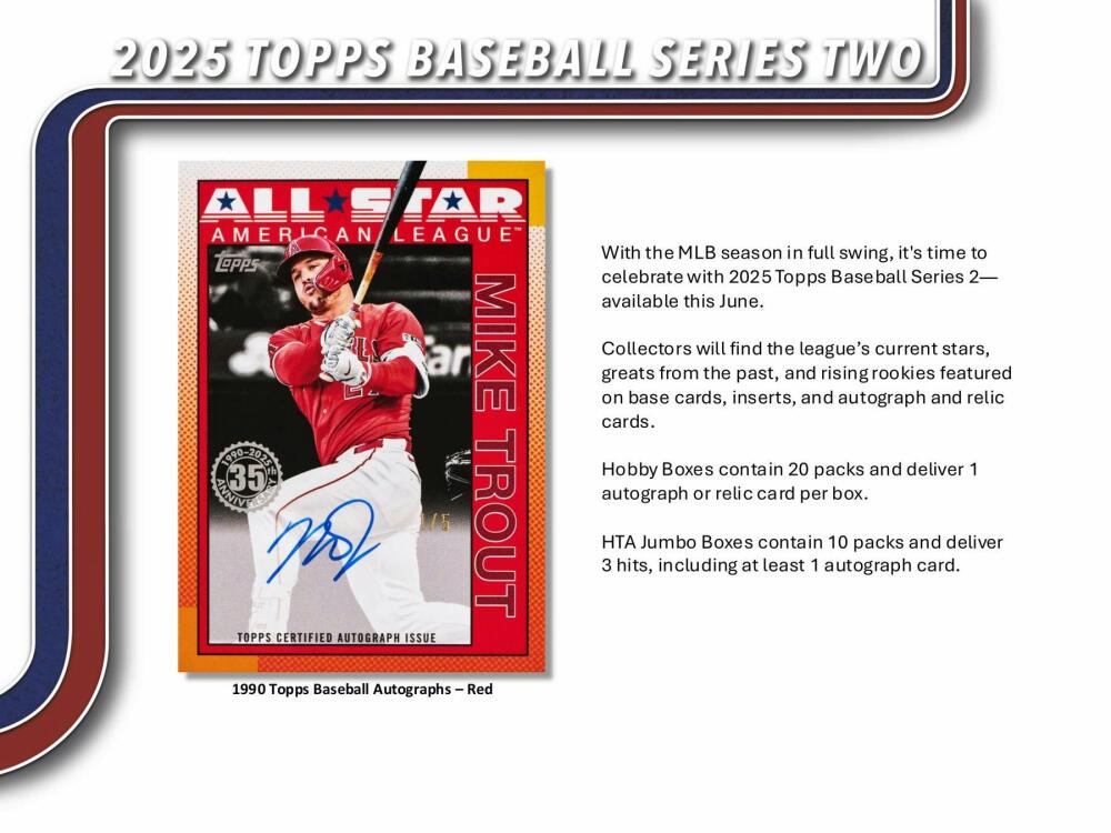2025 Topps Series 2 Baseball Hobby Box Image 3