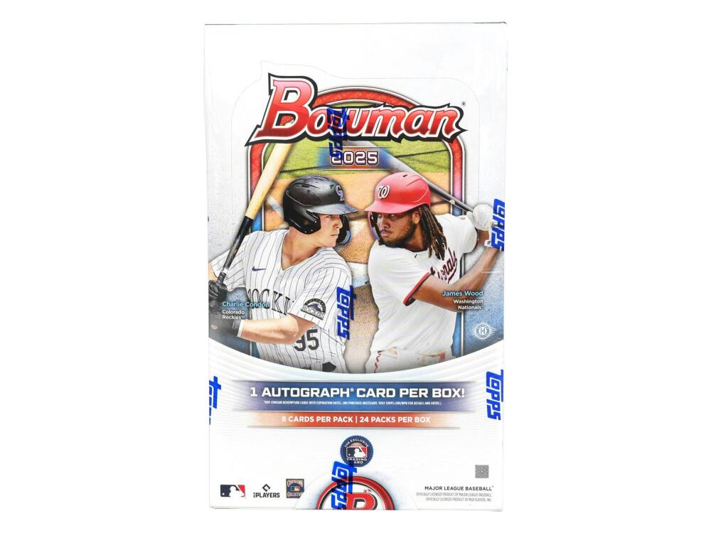 2025 Bowman Baseball Hobby Box Image 1